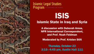 ISIS Islamic State in Iraq and Syria, panel discussion poster
