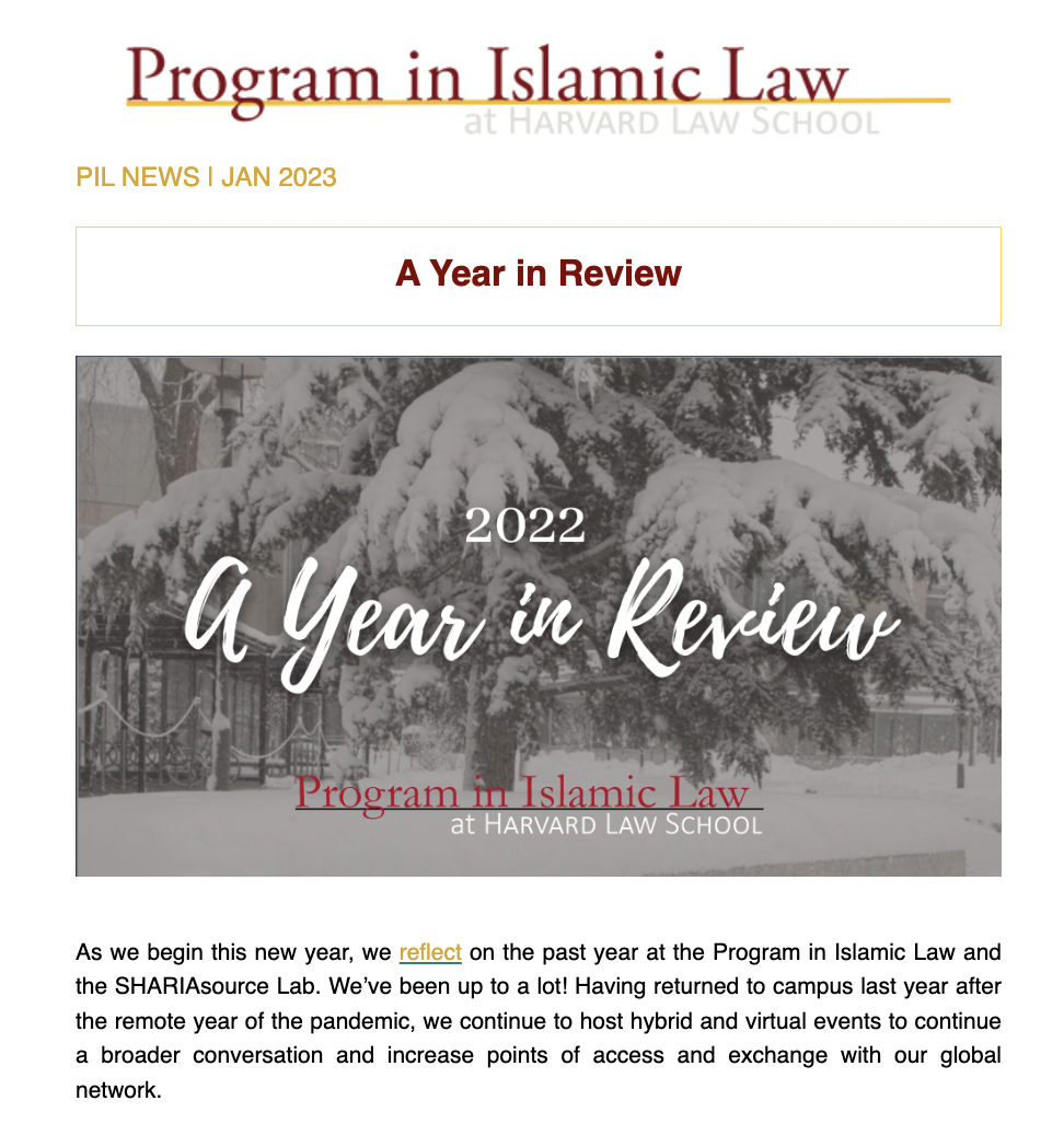 Newsletters Program in Islamic picture image